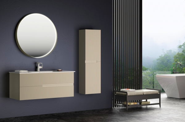Фото зеркало orka moonlight 75 см 3001336, цвет: бежевый матовый