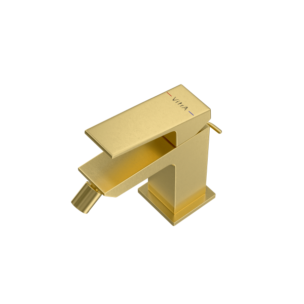 Фото смесители для биде vitra minimax square a4372625exp цвет золото