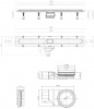 Фото трап линейный с решеткой pestan confluo frameless line 65 см 13701231