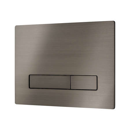 Фото клавиша смыва metal slim , pvd (gun metal)