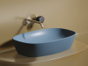 Фото раковина накладная ceramicanova element 60 см, цвет: голубой cn6049ml