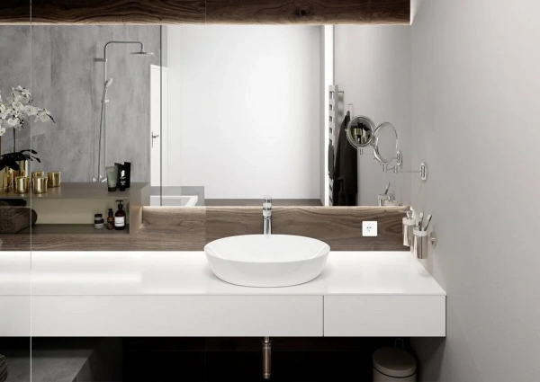 Фото смеситель для раковины hansgrohe vernis blend 71552000