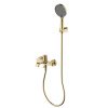 Смеситель для ванны AQUAme Asti AQM6412BG, цвет: золото