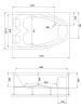 Фото акриловая ванна royal bath shakespeare rb652100k-l 170x110 см