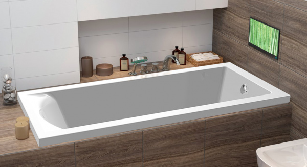 Фото акриловая ванна c-bath selena 160x70 см cbq007002