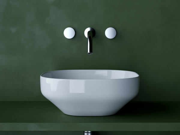 Фото раковина накладная ceramicanova element 38 см, цвет: белый cn5032