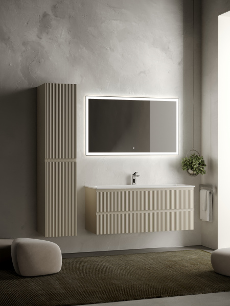 Фото тумба под раковину sancos snob r 120 см, цвет: beige soft snr120ce