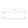 Фото полотенцедержатель raglo цвет: черный r300.01.06