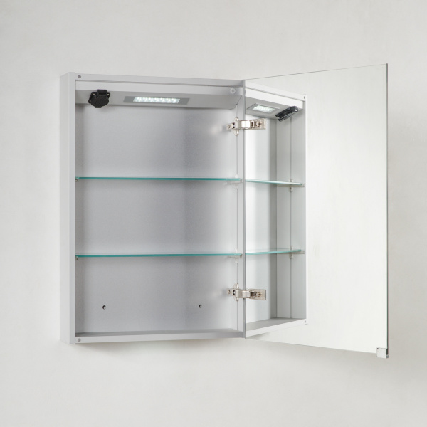 Фото зеркальный шкаф belbagno 60 см spc-1a-dl-bl-600