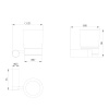 Фото полотенцедержатель raiber graceful rpb-80007