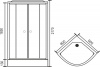 Фото душевая кабина royal bath нк rb90hk2-m 90x90 см