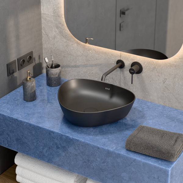 Фото раковина накладная vitra plural 47 см 7812b483-0016