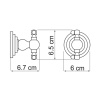 Фото крючок двойной wasserkraft ammer k-7023d