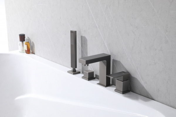Фото смеситель на борт ванны abber daheim af8213ng