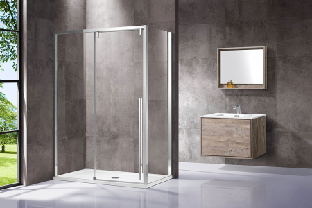 Фото душевой уголок vincea lugano 160x80 см vsr-1l8016cl-1