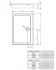 Фото поддон акриловый radaway doros d compact 80x110 см sdrd1180-05