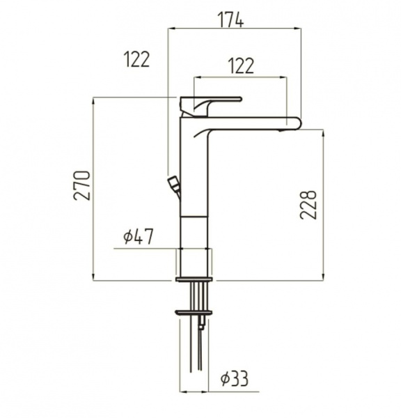 Фото смеситель для раковины migliore tenesi, цвет: хром 25416