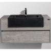 Фото тумба с раковиной black&white universe 100 см u903.1000