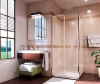 Душевое ограждение WasserKraft Main 90x90 см 41S03 Matt glass
