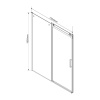 Фото душевое ограждение vincea como 100x130 см  vsr-1c1013clb