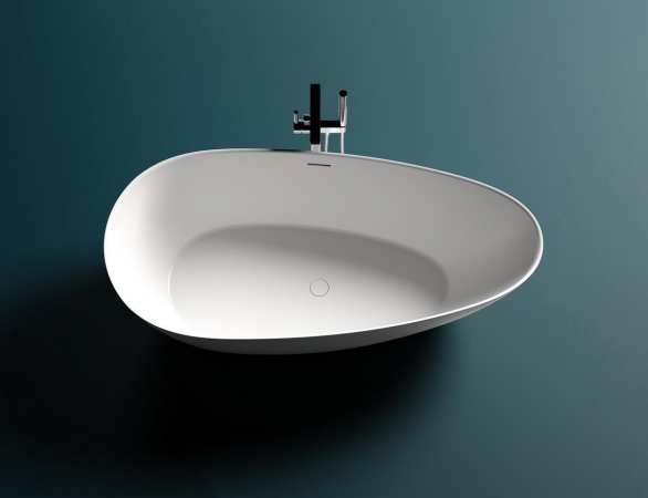 Фото ванна из искусственного камня salini paola 101511sm 160x77 см, матовая