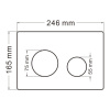 Фото подвесной унитаз с инсталляцией  abber bequem  ac1100-ac0105-ac0121ng