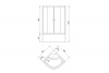 Фото душевая кабина royal bath fato rb 85x85 см rb85ck-t-bl fato