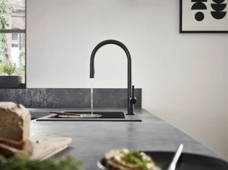 Фото смеситель для кухонной мойки hansgrohe talis classic 72800670