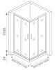 Фото душевое ограждение good door latte cr-80-c-we 80 см ла00005