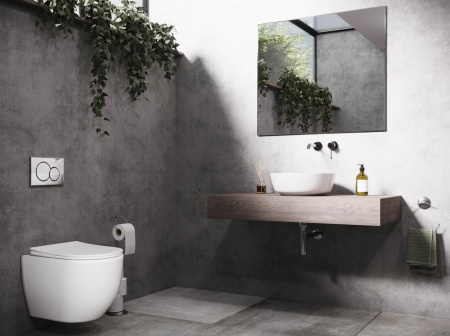 Фото унитаз подвесной, безободковый ceramicanova mia cn1805