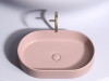 Фото раковина накладная ceramicanova element 60.8 см, цвет: розовый cn6048mp