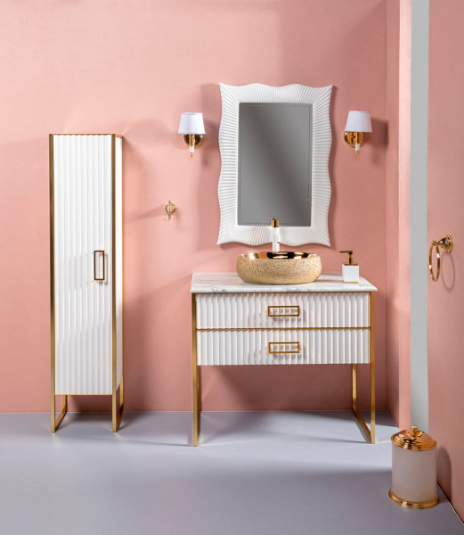 Фото тумба под раковину armadi art monaco 100 см 866-100-wg