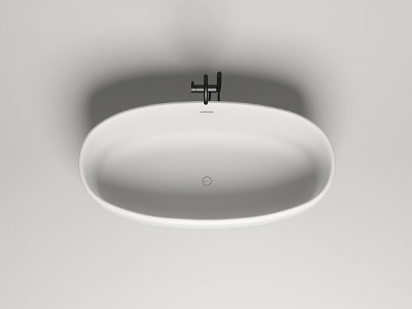 Фото ванна из искусственного камня salini luce 170x85 см 100121m матовая