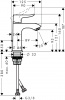 Фото смеситель для раковины hansgrohe metris 31088000