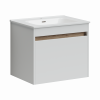 Тумба под раковину Sancos Smart 60 см, цвет: белый SM60W