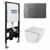 Унитаз с инсталляцией Abber Rechteck AC1220TC-AC0105-AC0121NG