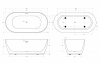 Фото акриловая ванна belbagno bb413-1700-800-matt 170x80 см