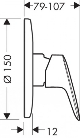 Фото смеситель для душа hansgrohe logis 71666000
