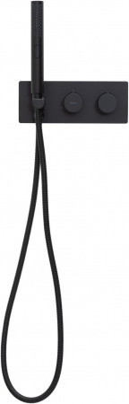 Фото смеситель для ванны allen brau liberty 5.33009-31 черный матовый