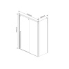 Фото душевой уголок vincea lugano 150x80 см vsr-1l8015cl-1