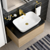 Фото смесители для раковины vitra minimax square a4372425exp цвет золото