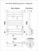 Фото электрический полотенцесушитель indigo line trinity 80/50 lсlte80-50brrt