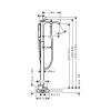 Фото смеситель для ванны hansgrohe vivenis 75445700