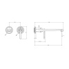 Фото смеситель для раковины gessi venti20 65088#031