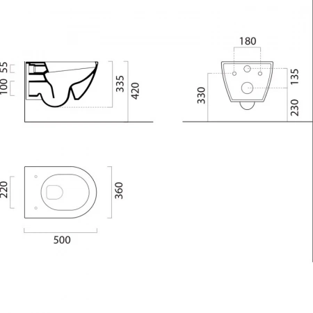 Фото унитаз подвесной gsi pura 8815fr224 смыв торнадо