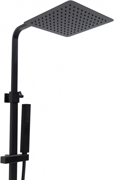 Фото душевая стойка allen brau infinity 5.21031-31 черный матовый