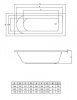 Фото акриловая ванна c-bath rea 150x70 см cbq002001