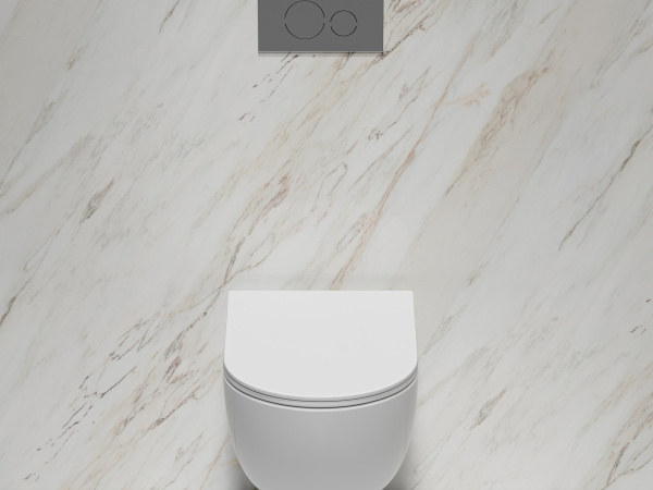 Фото унитаз подвесной, безободковый ceramicanova modena cn6063