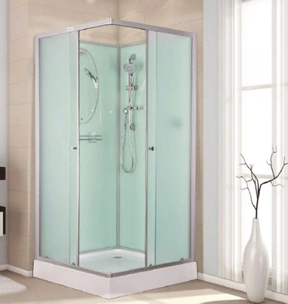 Фото душевая кабина esbano elegancia es-100ckr 100x100 см