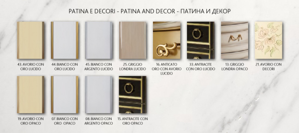 Фото тумба под раковину bagno piu vintage 140 см, цвет: патина и декор vnd-1-140